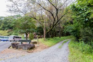 東筑波ハイキングコースの登山口。国民宿舎つくばね近く