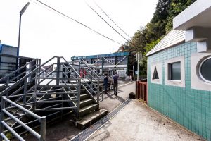 つつじヶ丘の東筑波ハイキングコース登山口付近