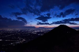 筑波山頂からの夜景